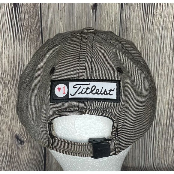 Titleist Accessories Titleist Footjoy Mens Golf Hat Adjustable Gray